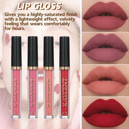 Makeup Set for Women, Full Kit with Eyeshadow Palette, Lipgloss, Foundation, Gift for Teens