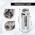 Vrasly 3pcs O2 Set, Offset O2 7/8" (22mm) 3/8" 1/2" Oxygen Sensor Socket, Automotive Oxygen Sensor Socket Sensor Switch