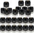 Set 24 Pack, Set Scented Candle Black&White, Candle for Home Scented, Odor Eliminating, Stress Relief, Long Lasting Soy