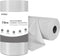 AIDEA Grey Microfiber Cleaning Cloth Roll | 75PK | Reusable Paper Towels, Washable Shop Rags