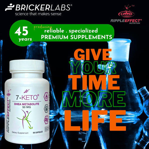 7-Keto DHEA Metabolite 50 mg Dietary Supplement - Safe and Effective Weight Management Support, 60 Capsules