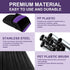 Set, 51" Set Set Broom with Dustpan Combo Household Dustpans and Broom, Standing Dust Pan for Home, Purple Cleaning
