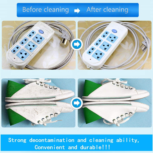 SmilePowo 100 Pack Magic Cleaning Sponges Eraser,Multi-Functional Premium Melamine Sponge Foam Cleaning Pads,Dish,Household Cleaning Sponge for Kitchen,Furniture,Bathroom(Universal Cleaner) by SmilePowo