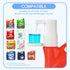 OMOZUN Electric Laundry Detergent Pump with Graduated Cup, Smart Laundry Detergent Dispenser,Rechargeable Detergent