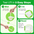 Easy@Home UTI Test Strips: Accurate Urinary Tract Test Kit for Women & Men, Quick Results, OTC Use (5 Pack)
