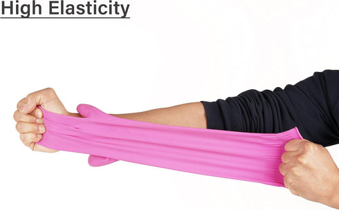 MAMISON Pink Kitchen Rubber Glove (XXL) - Reusable Waterproof Household Cleaning