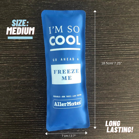 AllerMates Long Lasting Ice Gel Pack - For Children's Medium Medicine Cases