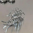Spider Metal Hair Claw Clips, 1Pcs Alloy Hair Clip for Punk & Y2K-Style Hair Accessories Decorations (Silver Spider)