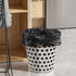 1.2 Gallon Black Garbage Bags, Small Drawstring Trash Bags, 3 Rolls, 110 Counts