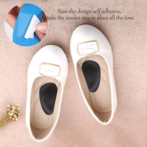 Arch Support Pads for Kids, 2 Pairs Orthotic Insole for Plantar Fasciitis Relief, Reusable Cushions for Youth