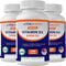 Vitamatic Vitamin D2 60 mcg (2400 IU) - Ergocalciferol, 180 Vegetarian Tablets (Pack of 1) (3 Bottles)