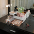 Makeup Organizer and Storage Case, 3 Clear Drawers for Vanity, Skincare, Jewelry Display