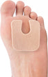ZenToes Callus Pads for Foot - Self-Stick Adhesive Felt, U-Shaped Design, Pain Relief Cushions for Calluses (48 Count)