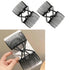 2Pcs Black Adjustable Elastic Hair Comb,Stretchy Double Comb Hair Clip,No Crease Hair Pins Double Slides Hairpins Combs Women Hair Styling Accessories Hair Care Styling Tools and Appliances