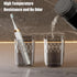 Travel Toothbrush Cup, Portable Holder with Cover for Bathroom, School, Business Trip (Black)