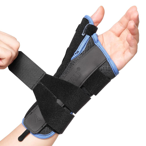 Velpeau Carpal Tunnel Wrist Brace Night Support, Stabilizes Wrist & Thumb for Pain Relief (Breathable, Left Hand)