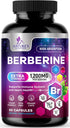 Berberine Supplement 1200mg - High Absorption Berberine HCL Supplement Pills for Heart Health & Immune Support - 60