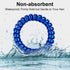 JessLab Spiral Hair Ties - 10 Pcs Traceless Plastic Coil Hair Accessories for Girls Women