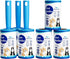 Lint Rollers for Pet Hair, Extra Sticky 600 Sheets Mega Value Set for Clothes and Furniture