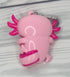Pink Axolotl Pocketbac Hand Sanitizer Holder - Fun & Functional