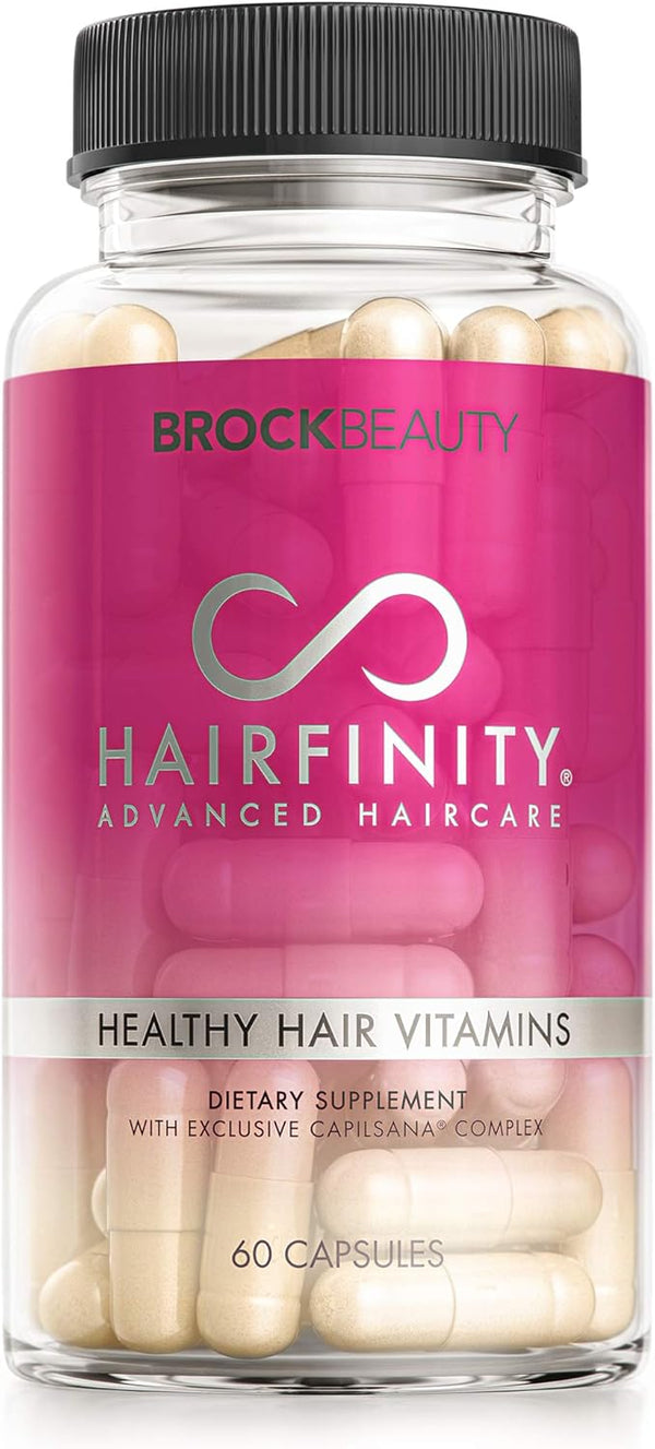 Hairfinity Hair Vitamins, Scientifically Formulated with Biotin, 60 Veggie Capsules (1 Month Supply)