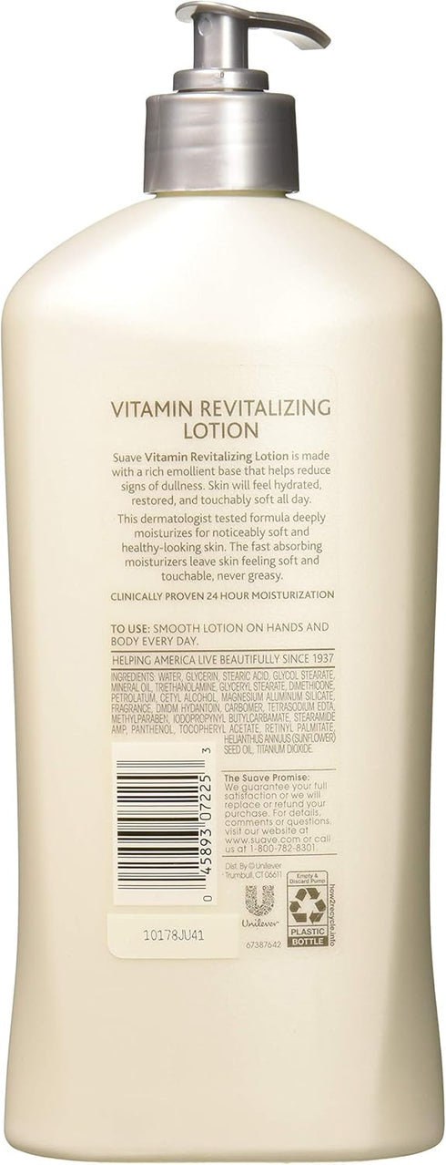 Suave Revitalizing with Vitamin E Body Lotion, 18 oz by Suave