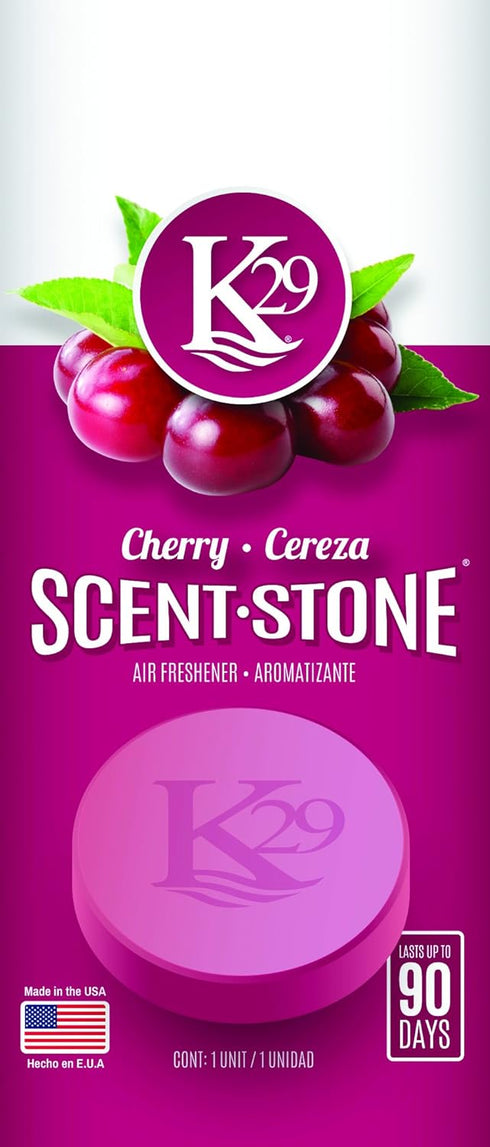 K29 'Cherry' Stone Air Freshener, (K16003-4), Pack of 4