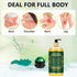 Oil(8 Oz) Pjordo Sore Muscle Massage Oil for Massage Therapy, with Massage Roller Ball & Thumb Saver Massager, Body