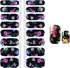 SILPECWEE Flower Nail Polish Strips | 5 Sheets Self Adhesive Nail Stickers with Nail File