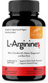 Sandhu's L-Arginine with Nitric Oxide Precursor | 30 Days Supply | Workout Supplement | Supports Blood Flow & Vascular