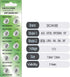 SKOANBE SR726SW 397 1.5V Silver Oxide Watch Battery-10 packs
