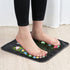 Reflexology Massage Mat Foot Stone Leg Pain Walk Massager Pad (Black)