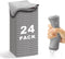 Microfiber Cleaning Cloth Grey - 24Pcs (13x13 inch) Ultra Soft Highly Absorbent Rags, Reusable Lint Free Towels