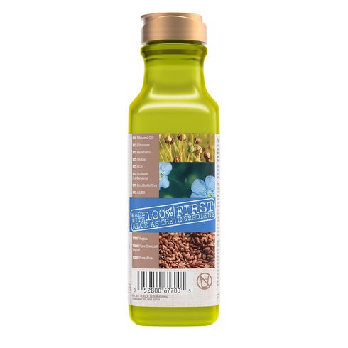 Maui Moisture Lightweight Curls + Flaxseed Shampoo, Paraben Free, Silicone Free, 13 Fl Oz, Green