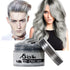 Temporary Silver Gray Hair Wax 4.23oz - Instant Hairstyle Mud Cream for Party, Cosplay, Nightclub, Halloween