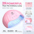 Modelones Gel Nail Lamp with UV Gloves, 48W Nail Dryer with 3 Timer Settings for Gel Polish, Professional UPF99+ UV