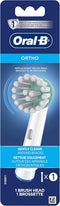 Oral-B Electric Toothbrush Replacement Head, Ortho, 1 Count (Pack of 1), White, for Braces
