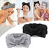 LADES Terry Cloth Facial Headband for Face Washing, Skin Care, Makeup, Bow Spa Hair Headband