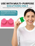 SPORTS WORLD VISION 4PC Flat Flip Top Contact Lens Cases | Colorful Travel Lens Holders with L/R Compartments