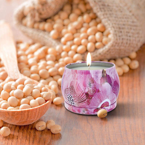 Set, 4 Ymiko Scented Candles Gift Aromatherapy Candles with Soy Wax and Essential Oil for Stress Relief, Home Decor