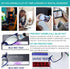 EYEURL 2 Pack Reading Glasses for Men Women - Blue Light Blocking Computer Reader 1.50 Lightweight TR90 Flexible