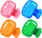 4 Pack Travel Toothbrush Head Covers, Protective Plastic Clip for Household Travel, Bathroom, School, Camping