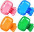 4 Pack Travel Toothbrush Head Covers, Protective Plastic Clip for Household Travel, Bathroom, School, Camping