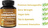 Ashwagandha Supplement, Premium Ashwaganda Root Powder 1200mg with Black Pepper Extract, 120 Vegi Capsules