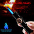 Cool Gadgets Metal Gears Butane Torch Lighters - Refillable Novelty Lighter for Camping, BBQ, Fireplace (Without Gas)