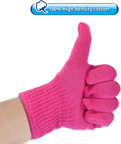 Professional Heat Resistant Gloves for Hair Styling, Heat Proof Protection Gloves for Curling Wand