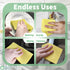 Swedish Dishcloths for Kitchen, Reusable Cleaning Wipes, Pack of 12