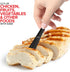 Stock Your Home - 125-Count Plastic Knives, Heavy Duty Disposable Silverware for Dinner, Bulk Cutlery in Black