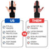 Trigger Finger Splint Brace for Middle Finger | Mallet Trigger Finger Straightener for Broken, Fractured, Arthritis,