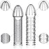 ReptiLeisure 4 Pack Reusable Penis Sleeves, Cock Condoms for Dildo Vibrator Couple Penis Extender Sleeve Penis Enlarger